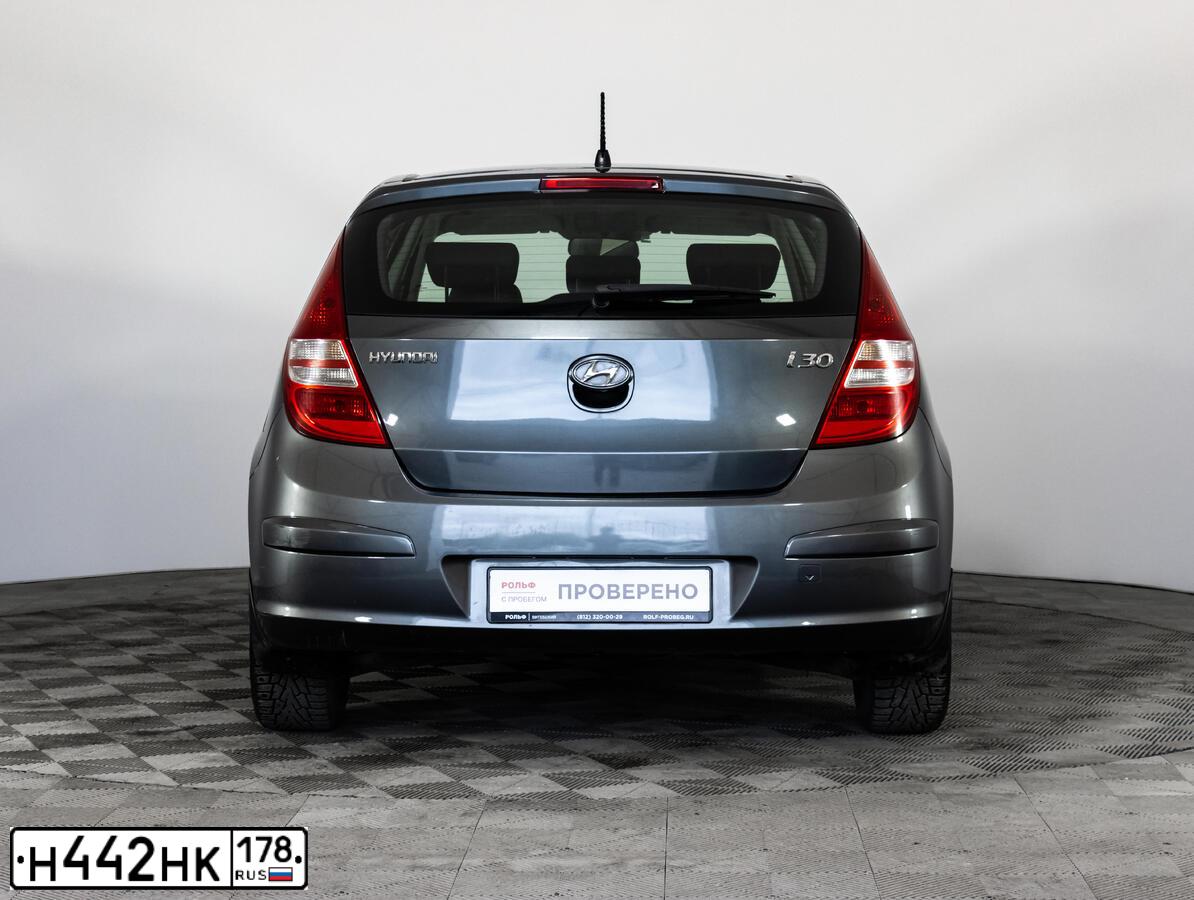 Фото автомобиля HYUNDAI I30 GLS, 2009 — госномер Х360РВ37. Цвет: СЕРЫЙ