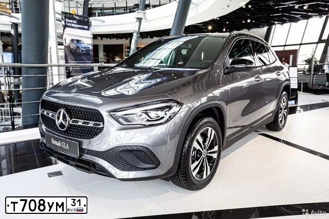 Фото автомобиля MERCEDES GLA-KLASSE, 2020 — госномер Т708УМ31. Цвет: СЕРЫЙ