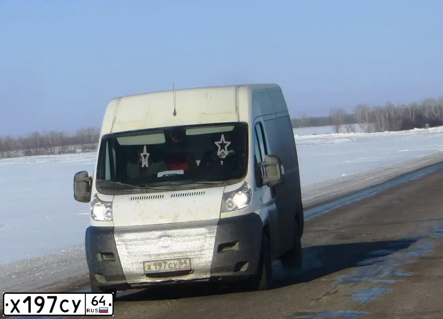 Фото автомобиля FIAT DUCATO, 2012 — госномер Х197СУ64. Цвет: БЕЛЫЙ