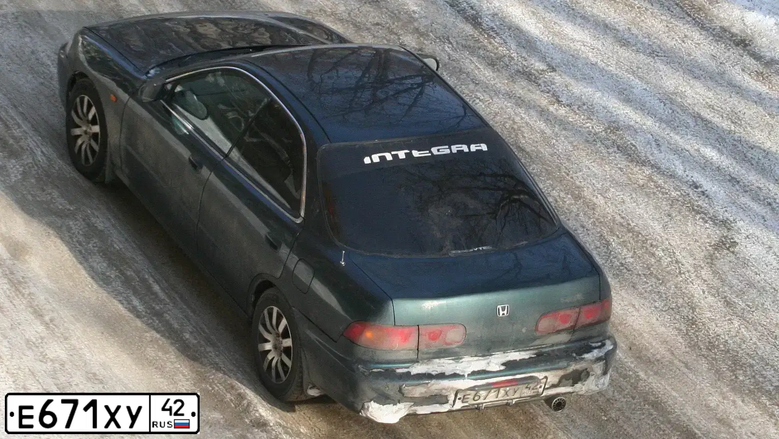 Фото автомобиля HONDA INTEGRA, 1998 — госномер Е671ХУ42