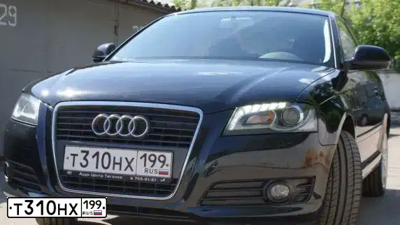 Фото автомобиля AUDI A3, 2008 — госномер К748НО197. Цвет: ЧЕРНЫЙ