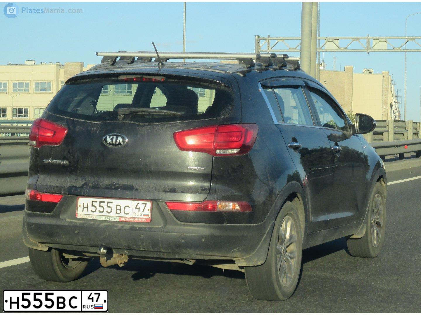 Фото автомобиля HYUNDAI TUCSON, 2020 — госномер Т961УМ69. Цвет: синий