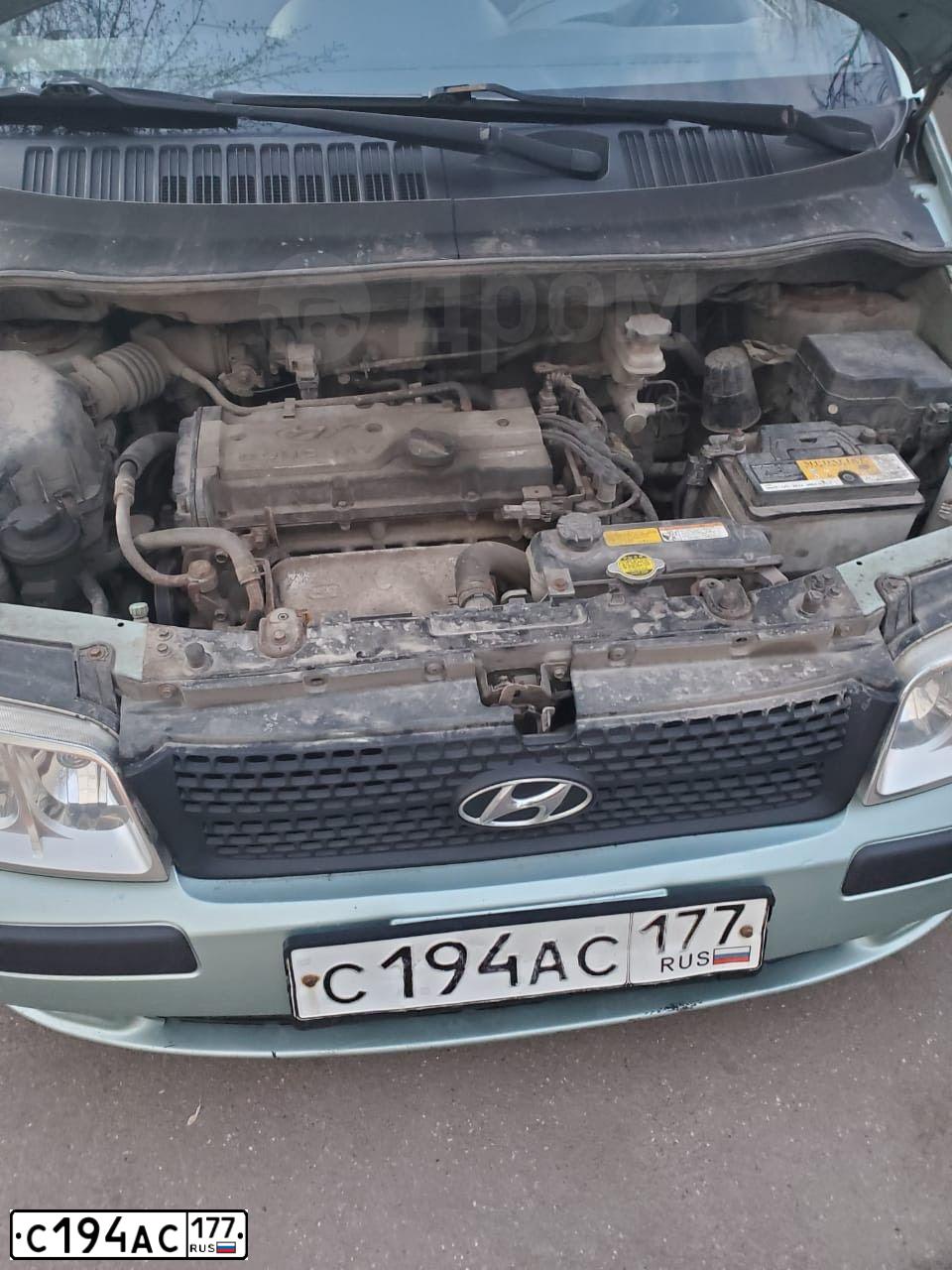 Фото автомобиля HYUNDAI MATRIX, 2005 — госномер С194АС177. Цвет: СВЕТЛО-СЕРО-ЗЕЛЕНЫЙ