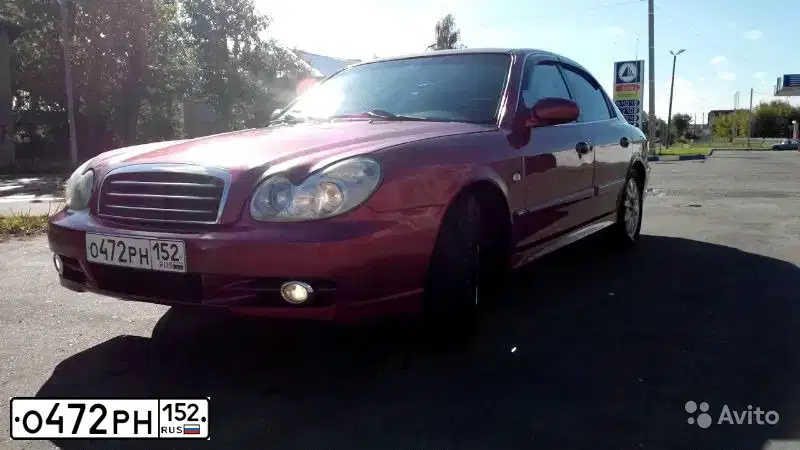 Фото автомобиля TAGAZ SONATA, 2005 — госномер М852РМ33. Цвет: Красный