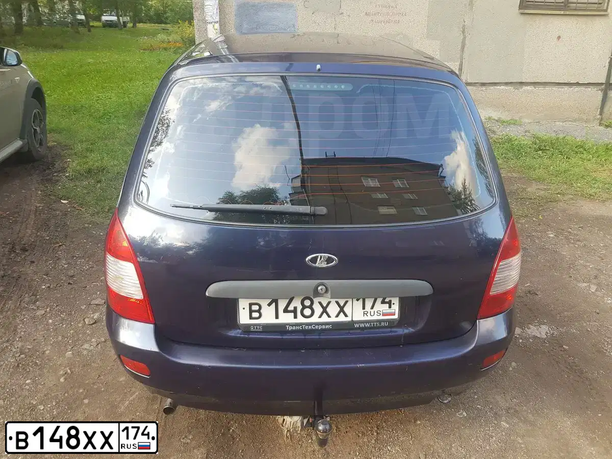 Фото автомобиля LADA 1117 KALINA, 2008 — госномер Н663КЕ774. Цвет: Темный Сине-Фиолетовый