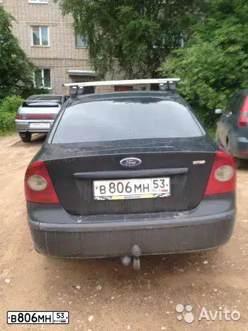 Фото автомобиля FORD FOCUS, 2007 — госномер Е445ОС95. Цвет: ЧЕРНЫЙ