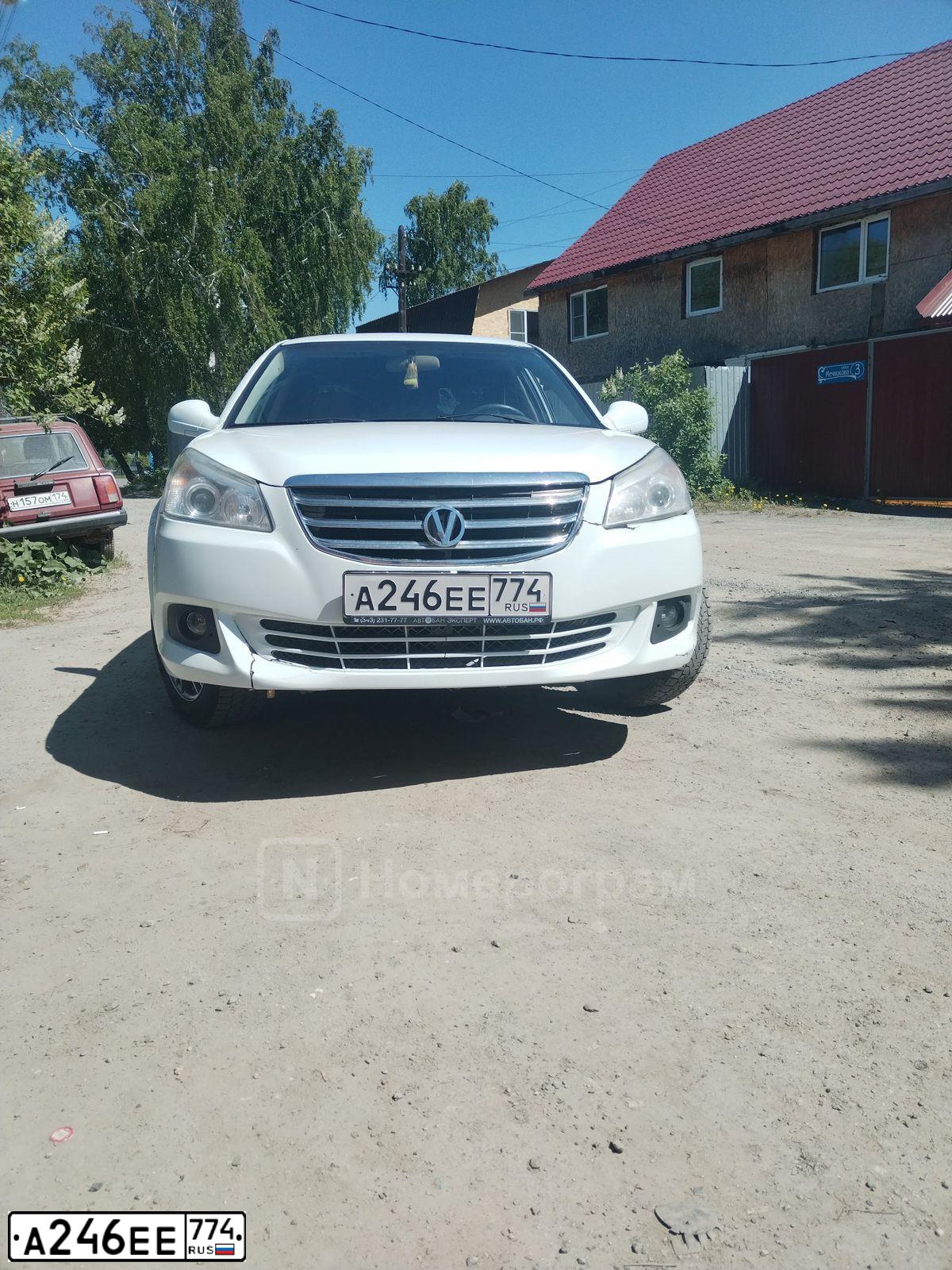 Фото автомобиля TAGAZ VORTEX ESTINA, 2013 — госномер А950ВА155. Цвет: Белый