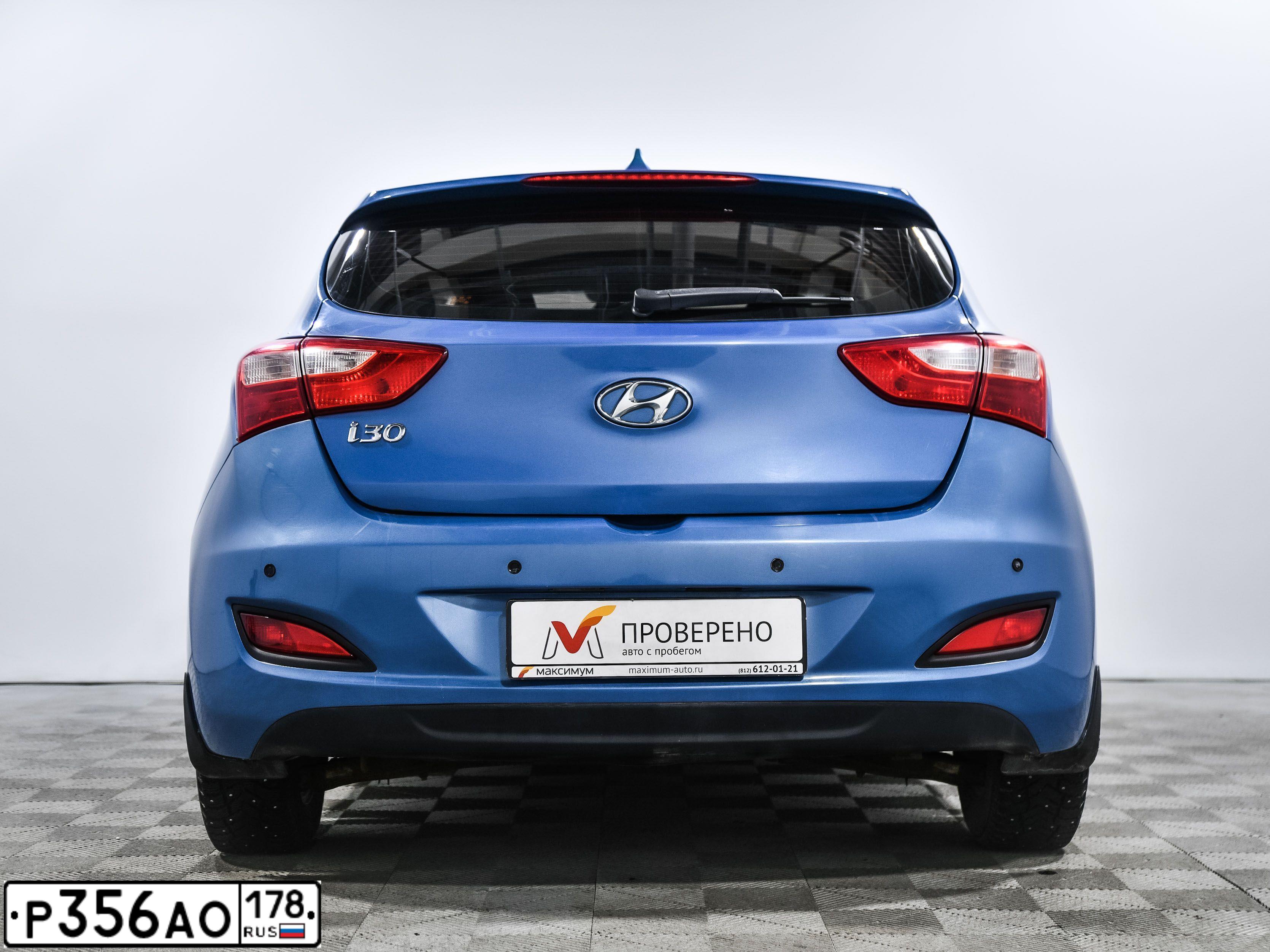 Фото автомобиля HYUNDAI I30, 2013 — госномер М106ХВ82. Цвет: ГОЛУБОЙ