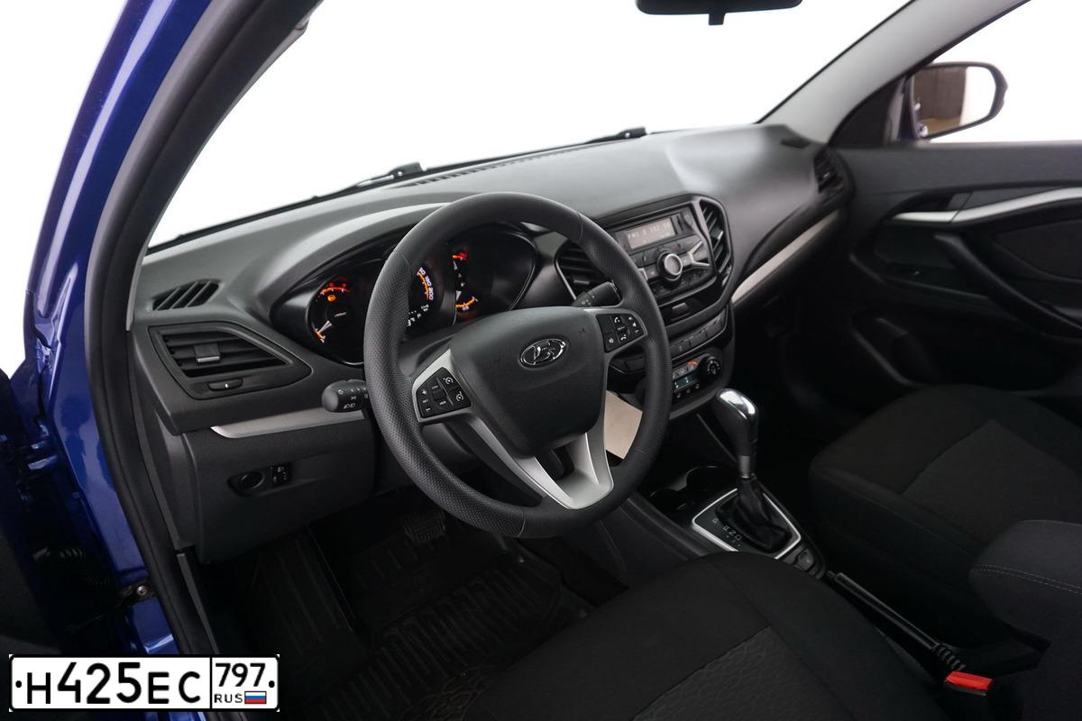 Фото автомобиля LADA VESTA GFL440, 2021 — госномер М214АВ977. Цвет: синий