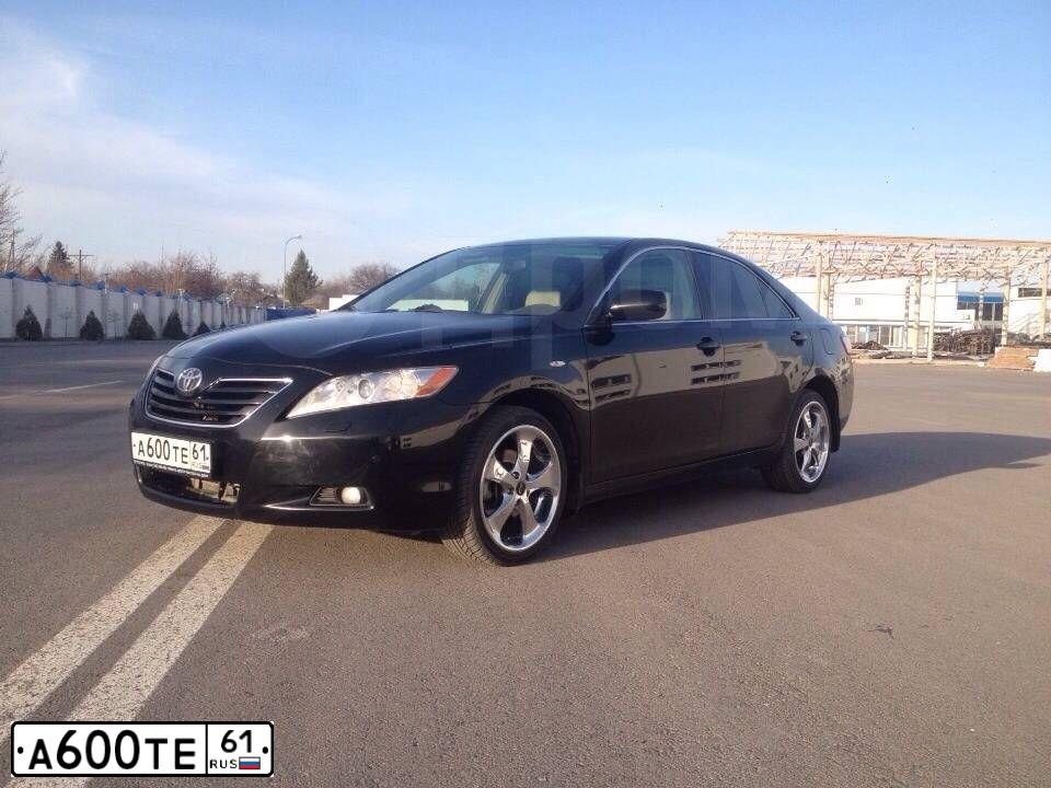Фото автомобиля TOYOTA CAMRY, 2006 — госномер К112СВ161. Цвет: ЧЕРНЫЙ
