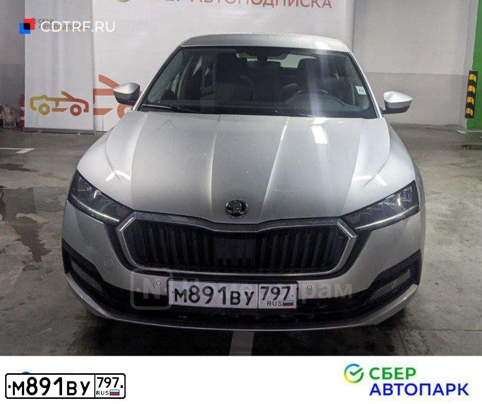 Фото автомобиля SKODA OCTAVIA, 2020 — госномер М891ВУ797. Цвет: СЕРЫЙ