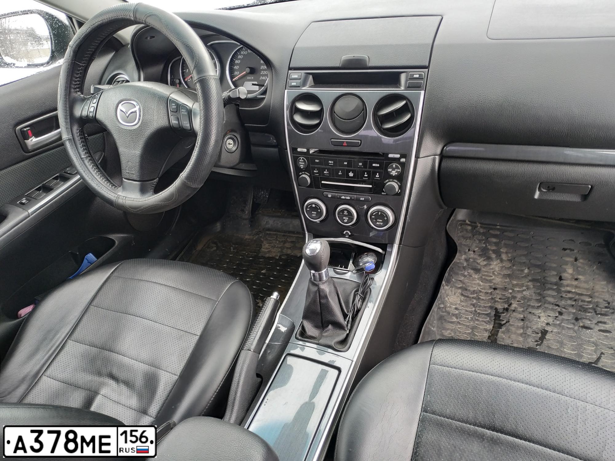 Фото автомобиля MAZDA 6, 2006 — госномер А378МЕ156. Цвет: СЕРЫЙ