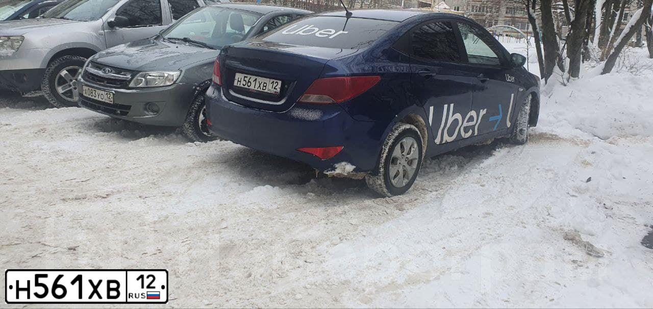 Фото автомобиля HYUNDAI SOLARIS, 2016 — госномер С419ТХ12. Цвет: СИНИЙ