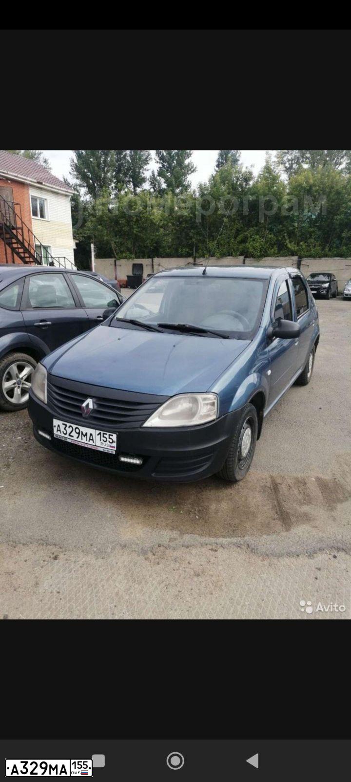 Фото автомобиля RENAULT LOGAN, 2010 — госномер В478НТ155