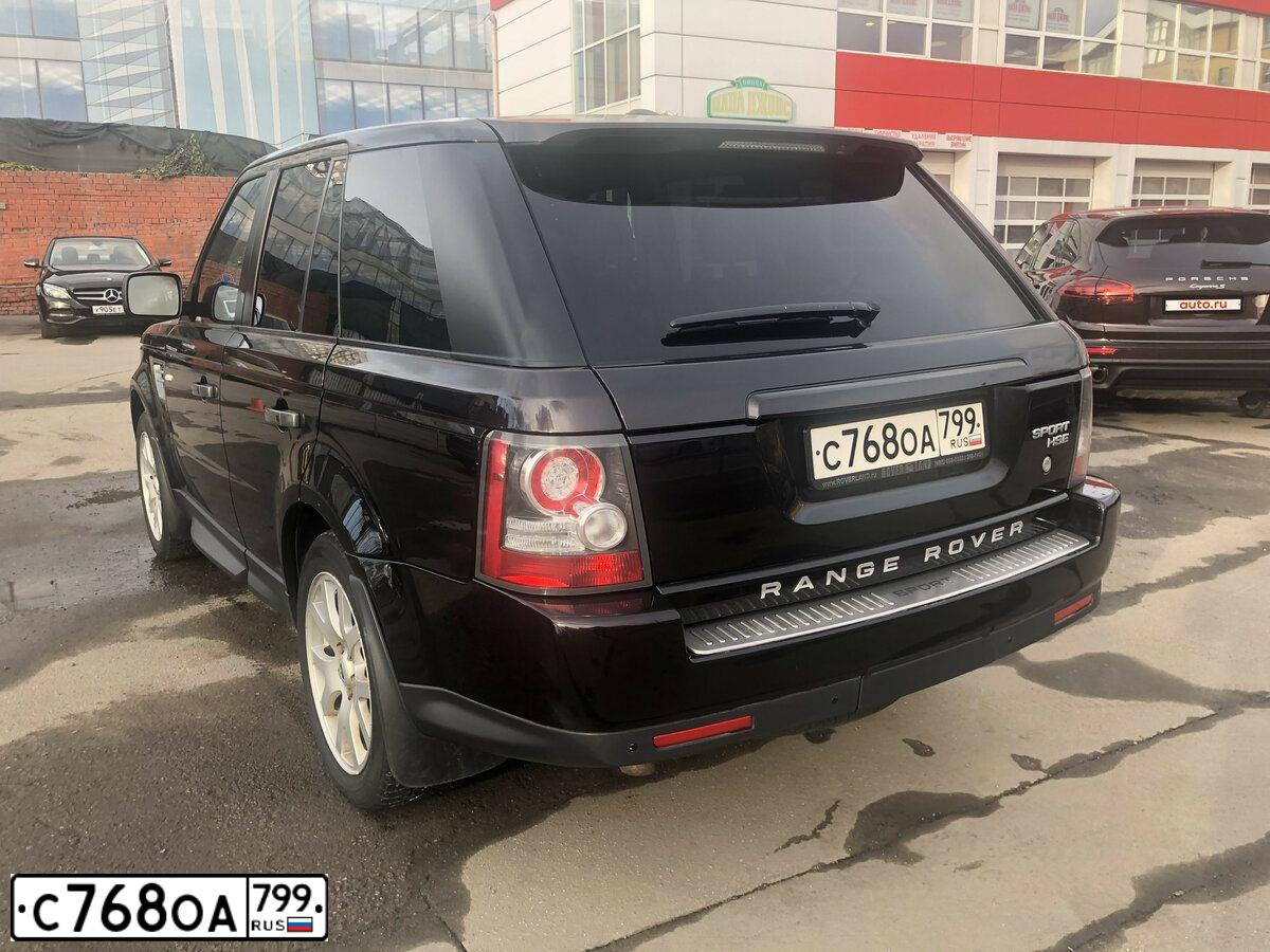 Фото автомобиля LANDROVER RANGE ROVER SPORT, 2011 — госномер С768ОА799. Цвет: ТЕМНО-КОРИЧНЕВЫЙ