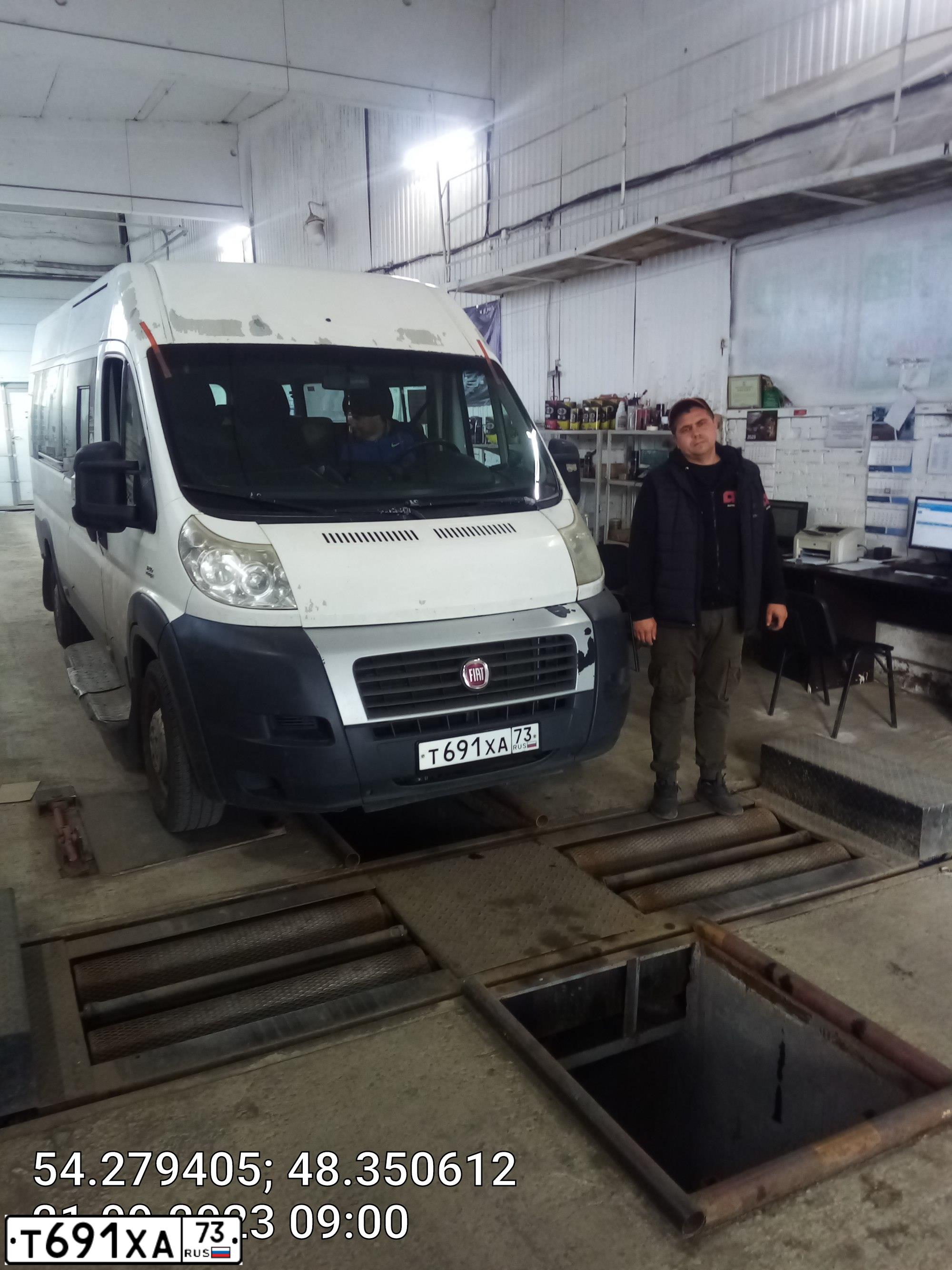 Фото автомобиля FIAT DUCATO, 2013 — госномер К758КМ21. Цвет: Белый