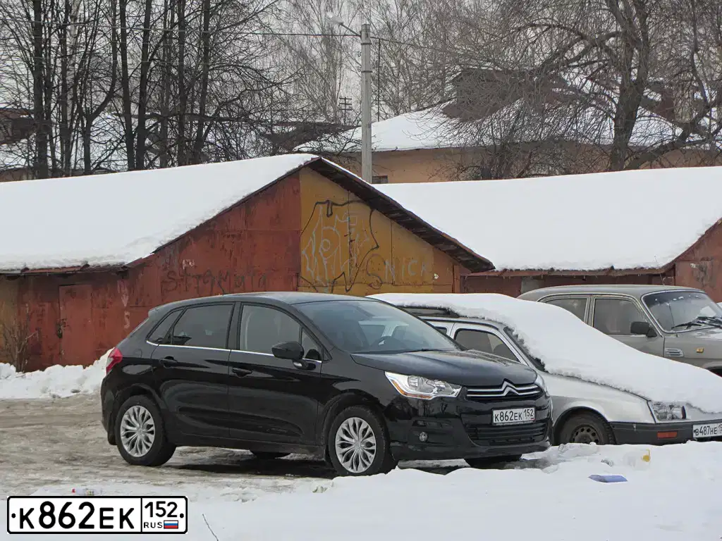 Фото автомобиля CITROEN C4, 2011 — госномер Н799РТ33. Цвет: ЧЕРНЫЙ