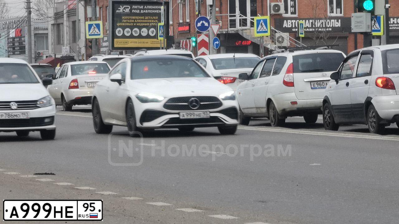 Фото автомобиля MERCEDES E-KLASSE, 2005 — госномер А999НЕ95. Цвет: ЦВ СХ А10 ПО ГОСТ Р 50574-2019