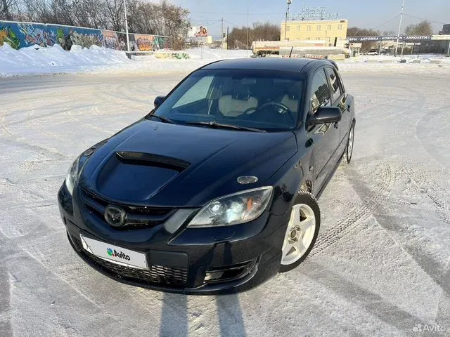 Фото автомобиля MAZDA 3, 2007 — госномер А488ОМ83. Цвет: ЧЕРНЫЙ