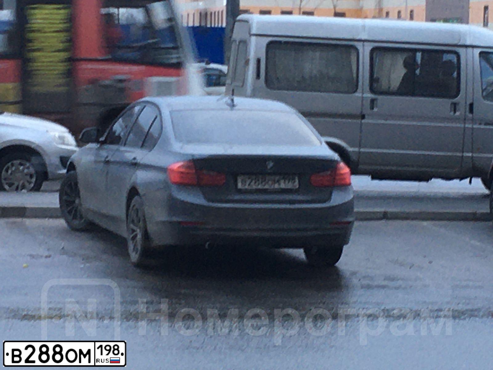 Фото автомобиля BMW SERIE 3, 2014 — госномер Р979НС68. Цвет: СЕРЫЙ-МЕТАЛЛИК
