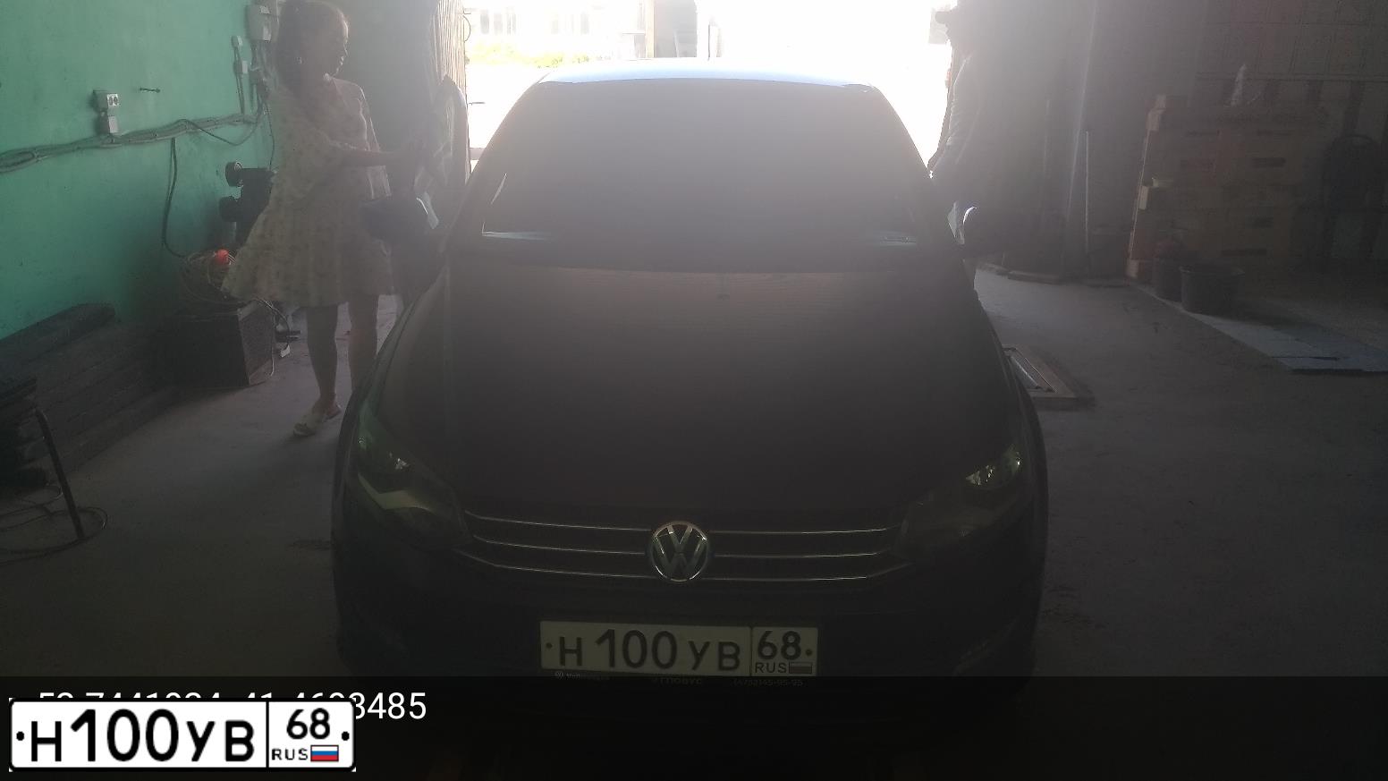 Фото автомобиля VOLKSWAGEN POLO, 2017 — госномер А059ОВ136. Цвет: ЧЕРНЫЙ
