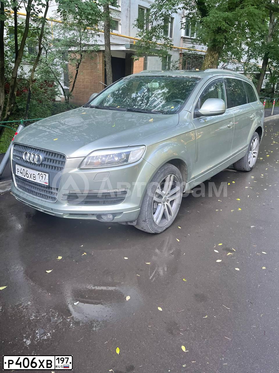 Фото автомобиля AUDI Q7, 2006 — госномер С661ОР150. Цвет: ФИСТАШКОВЫЙ