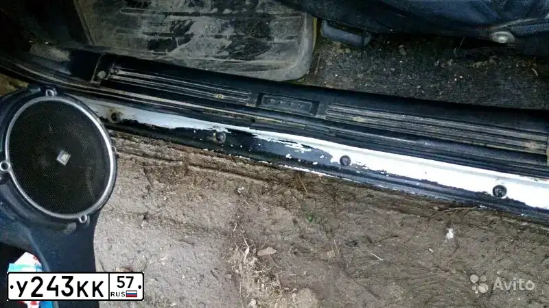 Фото автомобиля LADA 2109 SAMARA, 2004 — госномер У243КК57. Цвет: фиолетово-зелёный