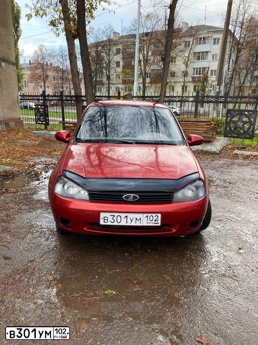 Фото автомобиля LADA 1118 KALINA, 2006 — госномер М070ВУ702. Цвет: СЕРЕБРИСТО-КРАСНЫЙ