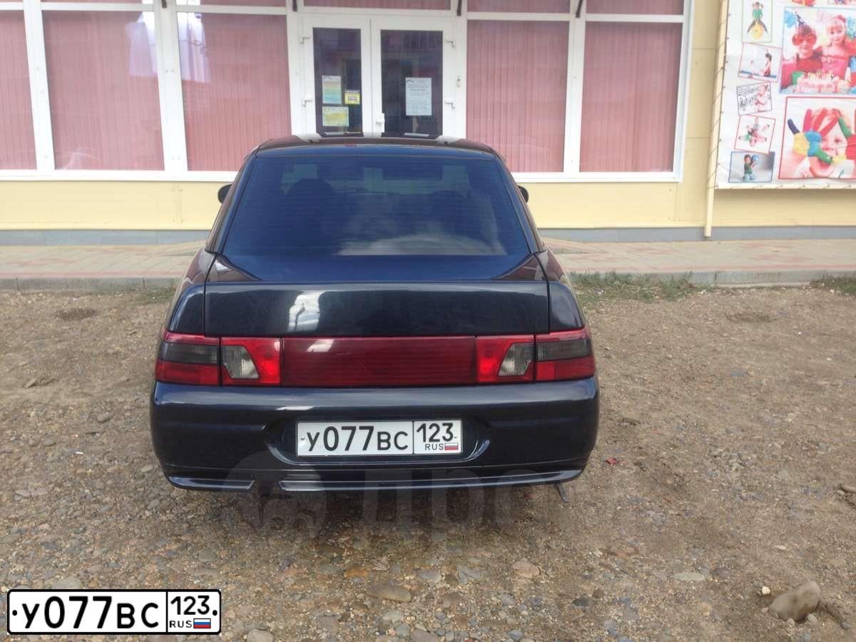 Фото автомобиля LADA 2110, 2006 — госномер У077ВС123. Цвет: ЧЕРНЫЙ