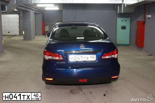 Фото автомобиля NISSAN ALMERA /AVTOVAZ/, 2013 — госномер К433ОО198. Цвет: синий