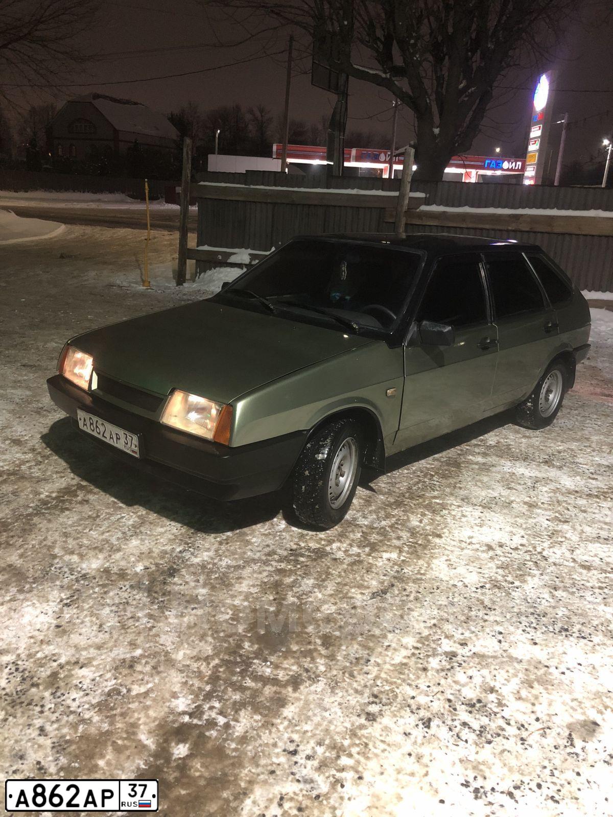 Фото автомобиля LADA 2109 SAMARA, 2003 — госномер Н030СЕ33. Цвет: СВЕТЛО-ЗЕЛЕНЫЙ
