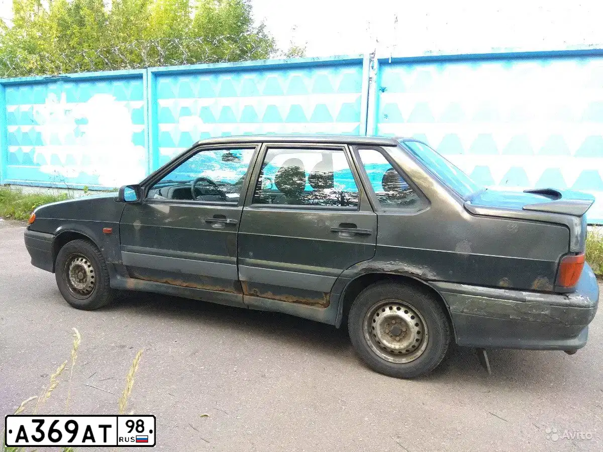 Фото автомобиля LADA 2115 SAMARA, 2004 — госномер А369АТ98. Цвет: ЗОЛОТИСТЫЙ ТЕМНО-ЗЕЛЕНЫЙ
