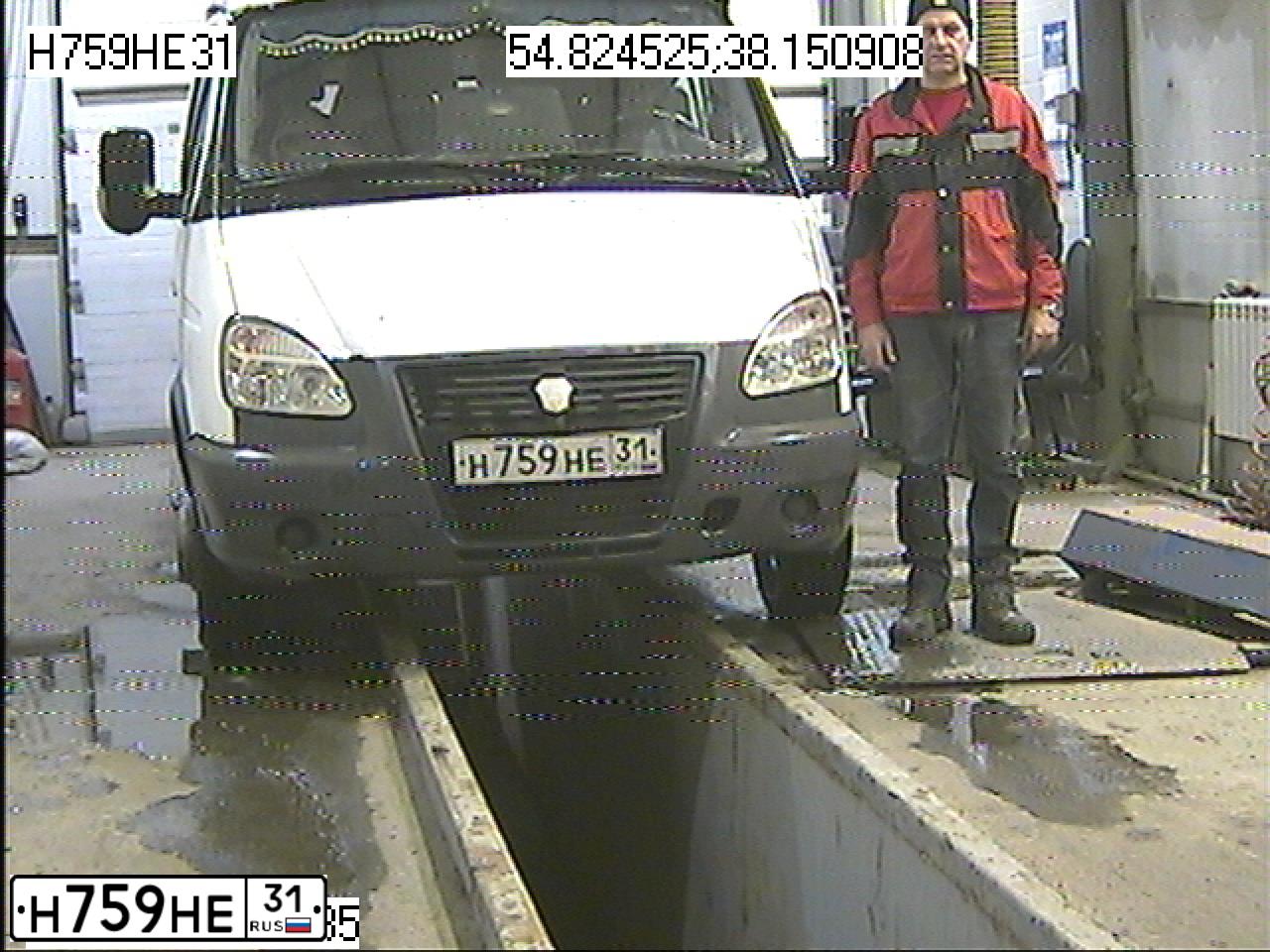 Фото автомобиля GAZ 3221 GAZEL, 2012 — госномер О976ТО196. Цвет: Белый