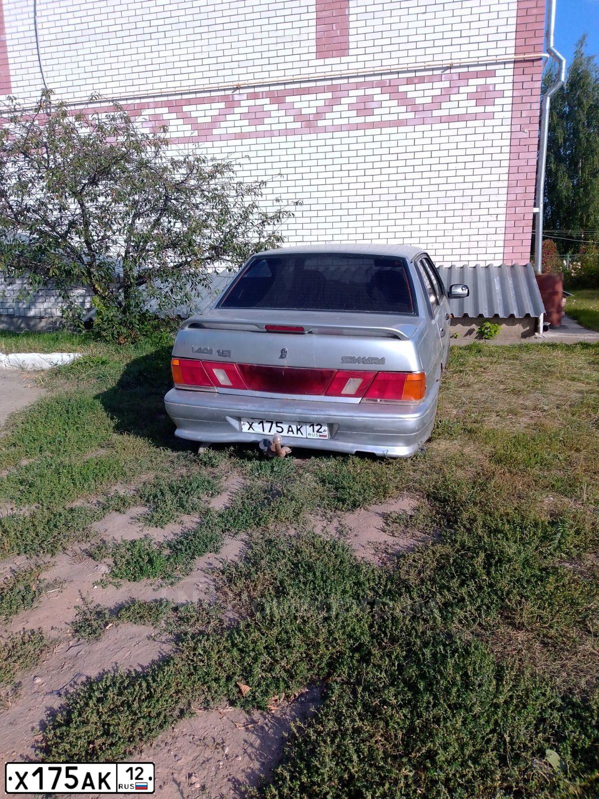 Фото автомобиля LADA 2115 SAMARA, 2003 — госномер Х175АК12. Цвет: СВЕТЛО-СЕРЕБР.МЕТАЛЛ