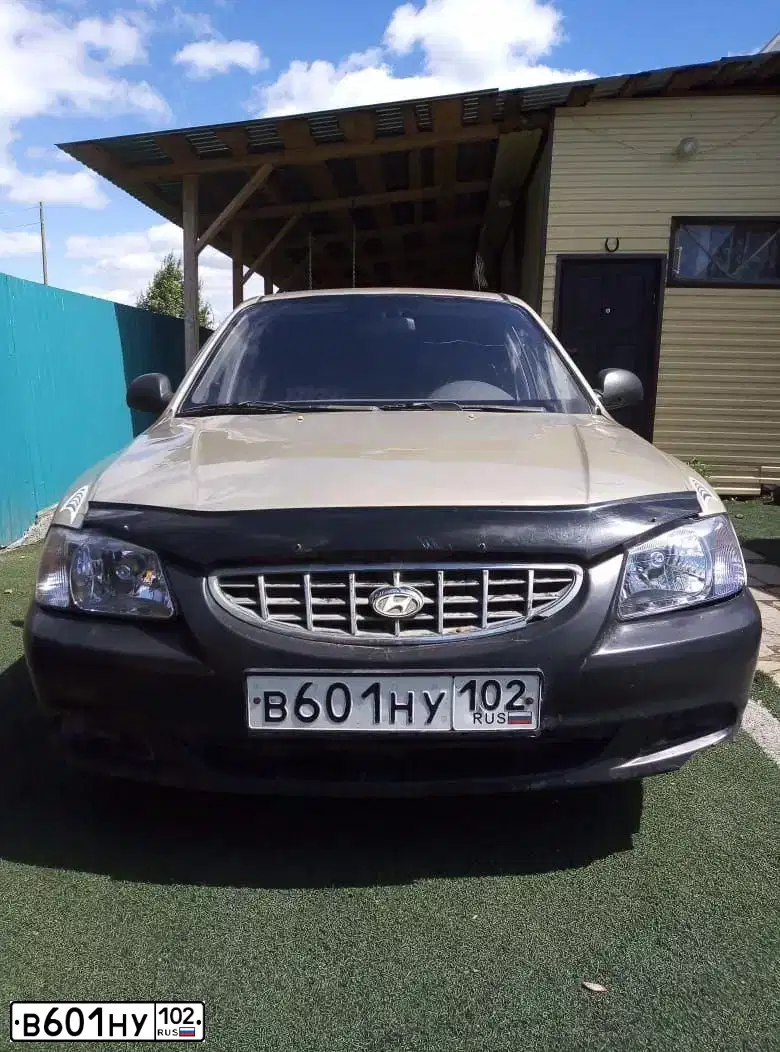 Фото автомобиля TAGAZ ACCENT, 2005 — госномер В601НУ102. Цвет: БЕЖЕВЫЙ