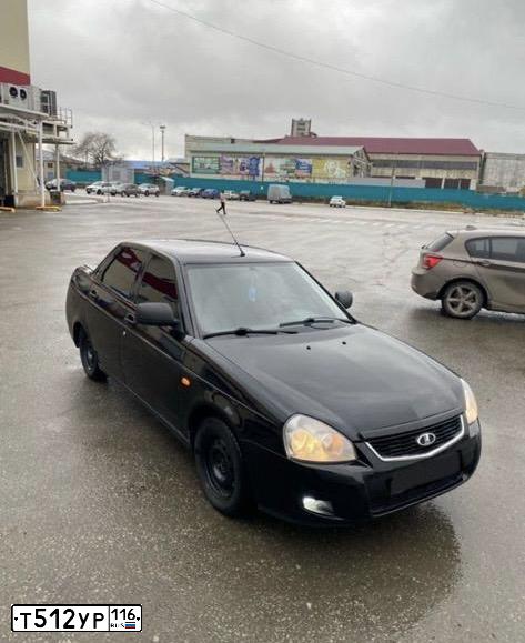 Фото автомобиля LADA 2170 PRIORA, 2012 — госномер Т423РЕ58. Цвет: Сине-Черный
