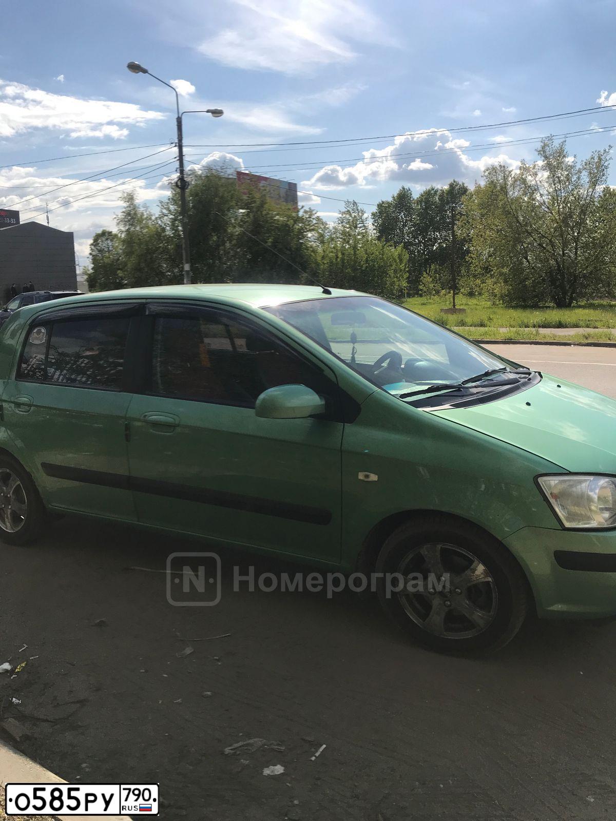 Фото автомобиля HYUNDAI GETZ, 2005 — госномер О585РУ790