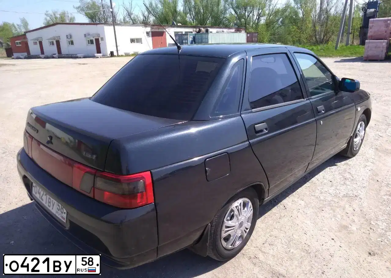 Фото автомобиля LADA 2110, 2005 — госномер О421ВУ58. Цвет: ГРАФИТОВЫЙ МЕТАЛЛИК