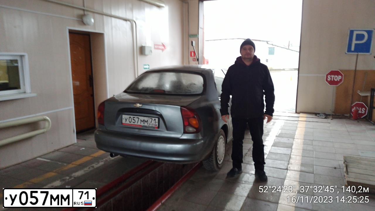 Фото автомобиля CHEVROLET LANOS, 2006 — госномер К385ВМ57. Цвет: СЕРЫЙ