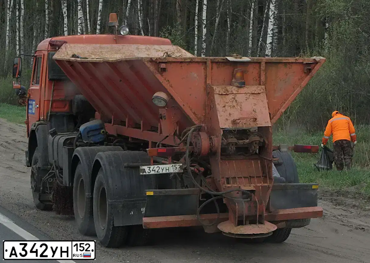 Фото автомобиля (BMW) KO 829Б, 2007 — госномер А342УН152. Цвет: Оранжевый
