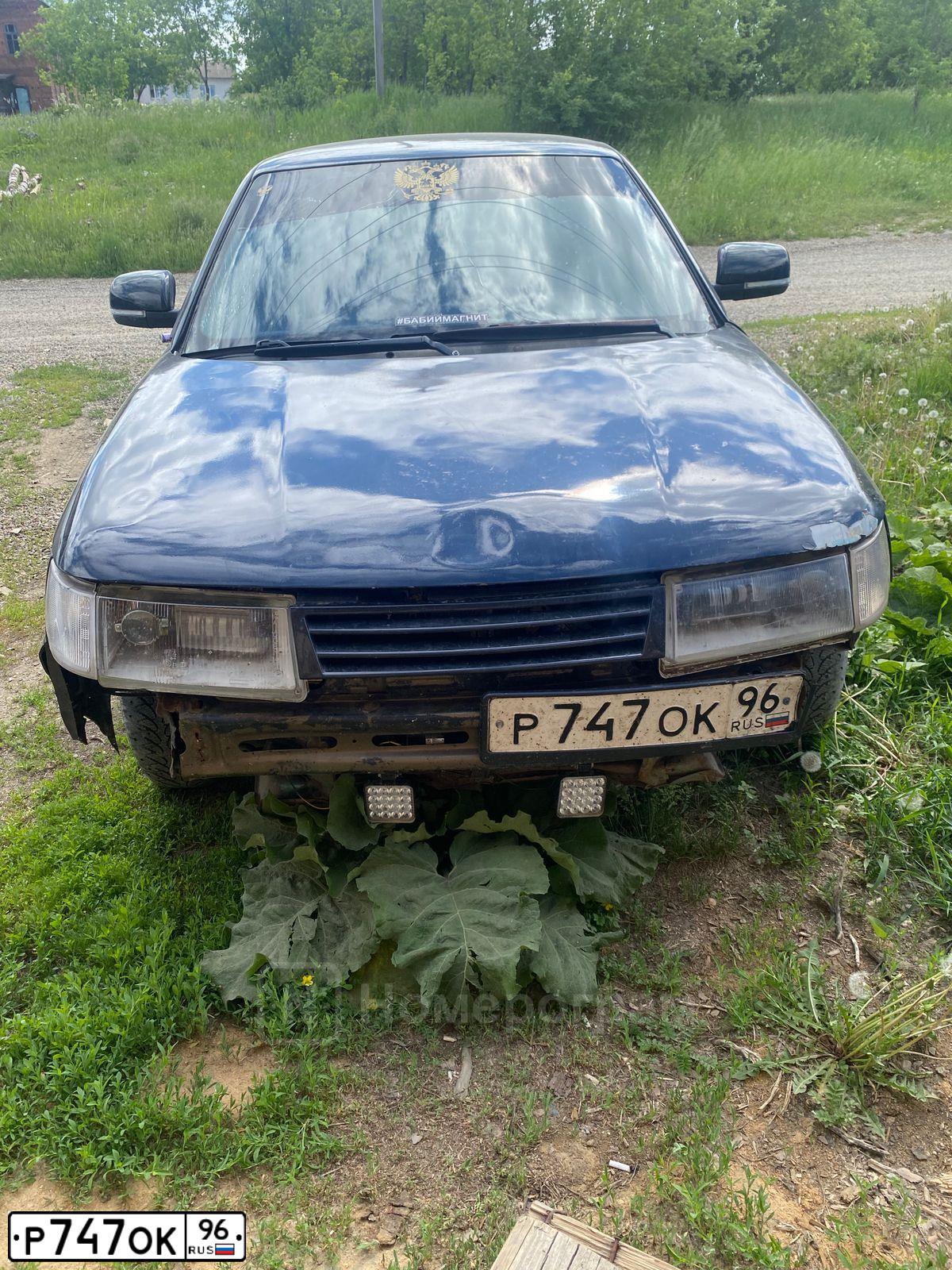 Фото автомобиля LADA 2110, 2006 — госномер Р747ОК96. Цвет: ЧЕРНЫЙ