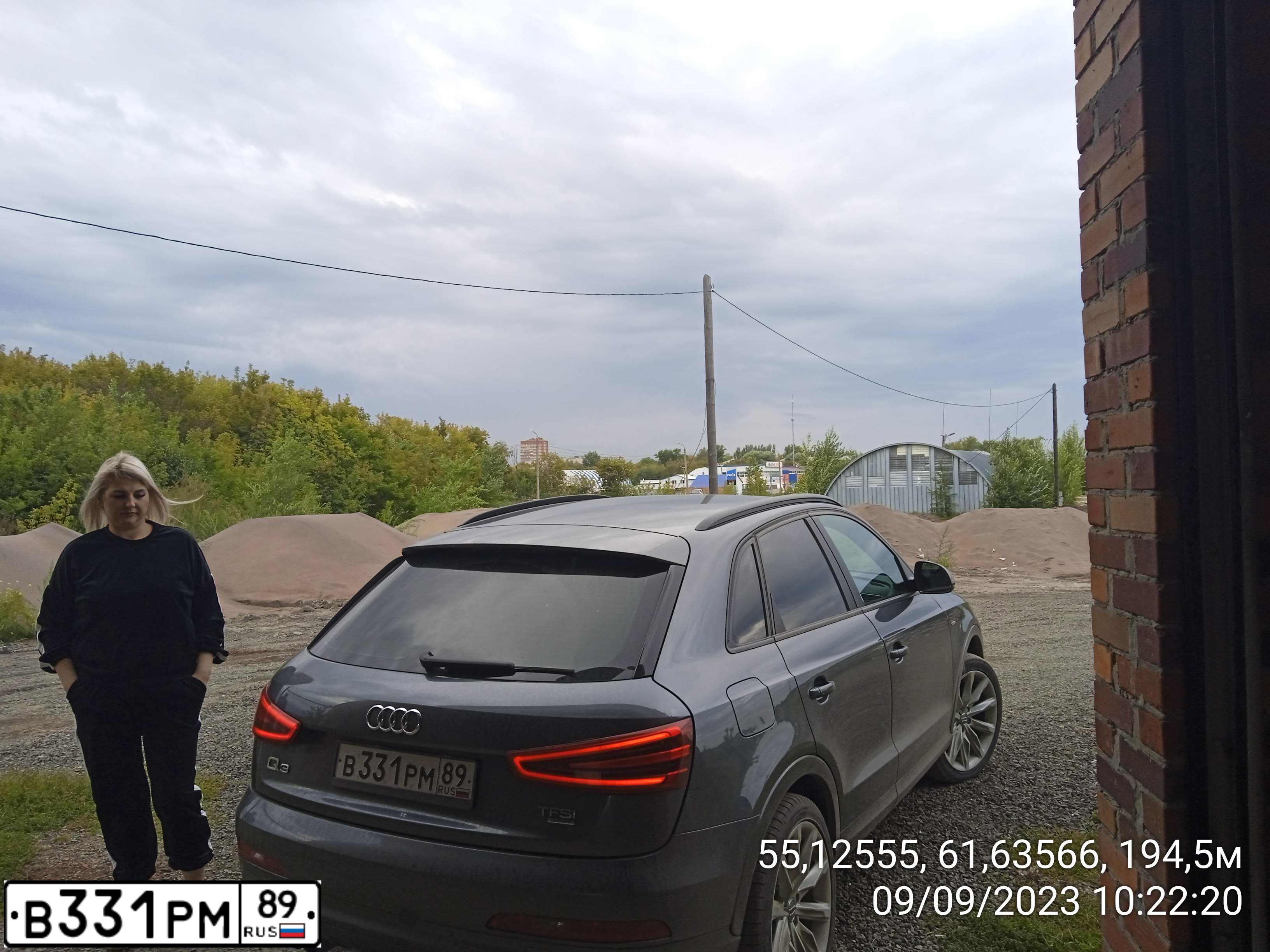 Фото автомобиля AUDI Q3, 2013 — госномер В900ХР174