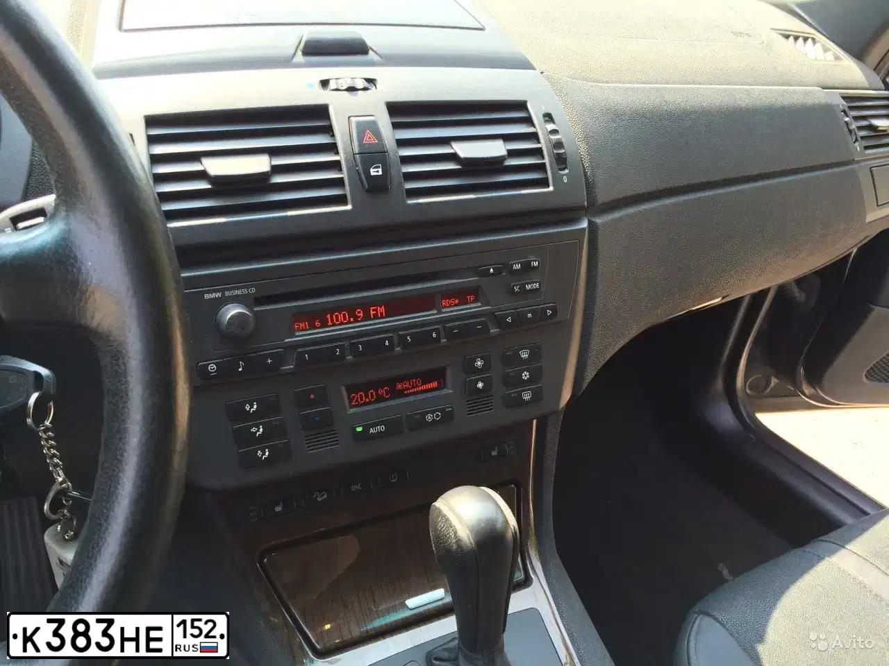 Фото автомобиля BMW X3, 2004 — госномер К383НЕ152. Цвет: ЧЕРНЫЙ