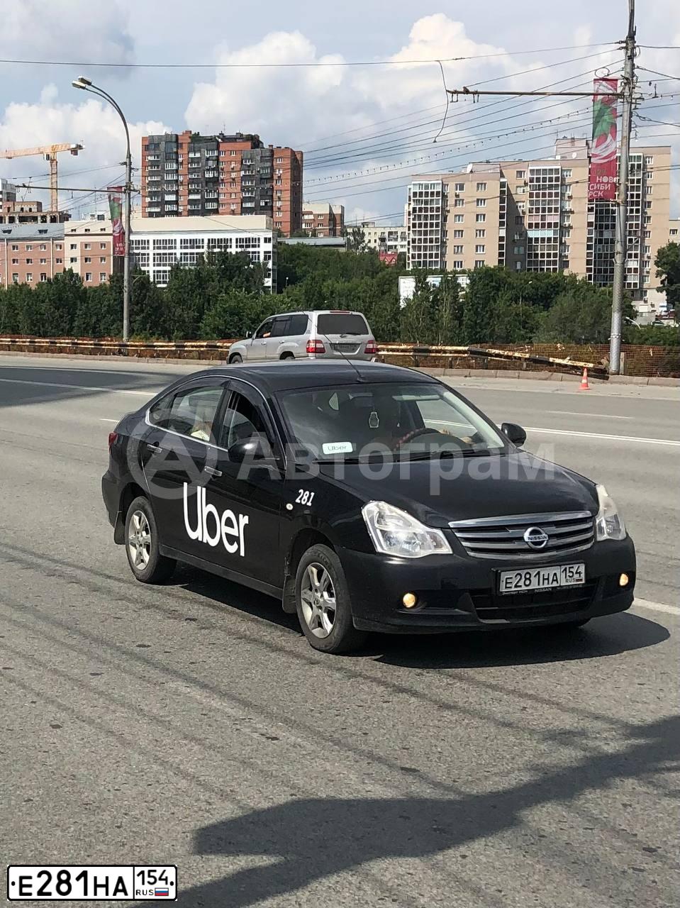 Фото автомобиля NISSAN ALMERA /AVTOVAZ/, 2016 — госномер Е626НН196. Цвет: ЧЕРНЫЙ