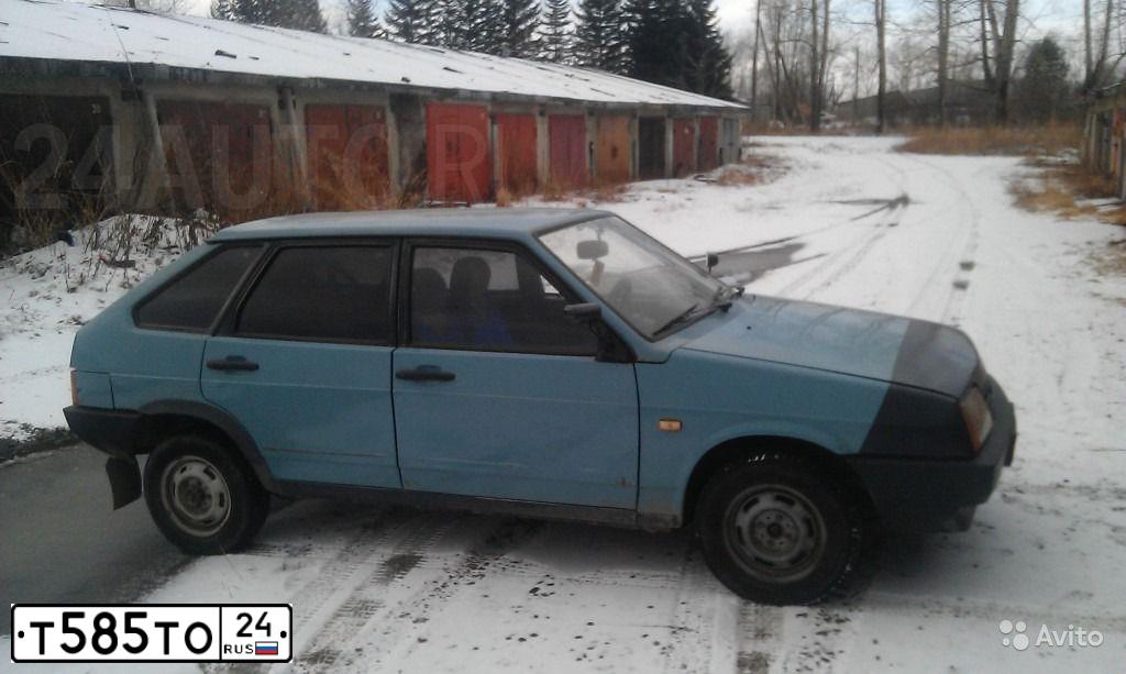 Фото автомобиля LADA 2109 SAMARA, 1995 — госномер Х200ВА124. Цвет: голубой