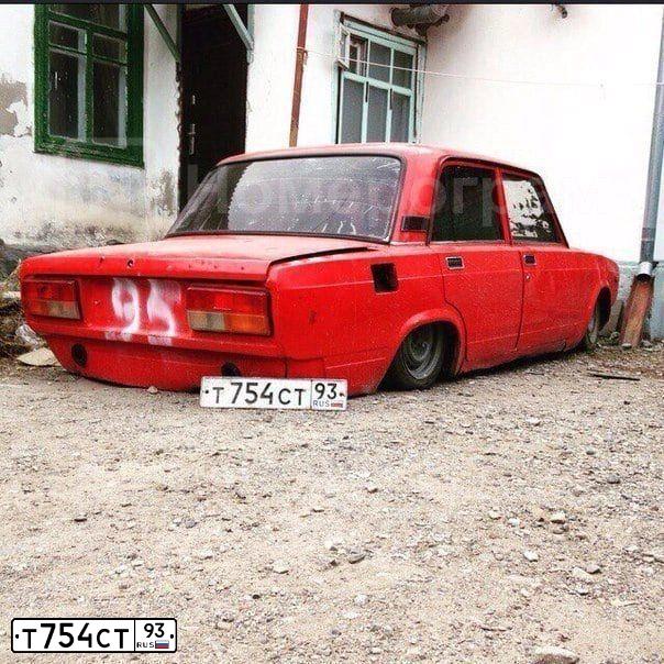Фото автомобиля LADA 2105, 1996 — госномер Т754СТ93. Цвет: ВИШНЕВЫЙ