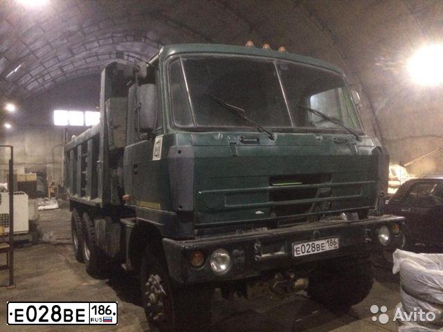 Фото автомобиля TATRA 815 /6X6/, 2000 — госномер Е028ВЕ186. Цвет: ЗЕЛЕНЫЙ