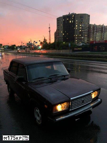 Фото автомобиля LADA 1119 KALINA, 2008 — госномер М175КР196. Цвет: ТЕМНО-СЕРЫЙ