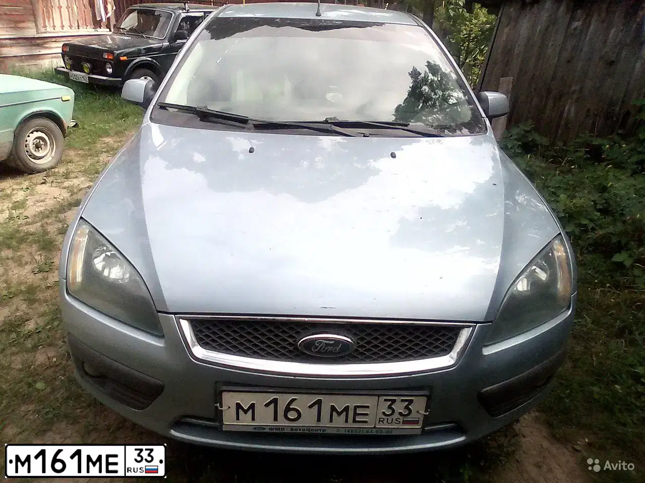 Фото автомобиля FORD FOCUS, 2006 — госномер М161МЕ33. Цвет: СВЕТЛО-СЕРО-ГОЛУБОЙ