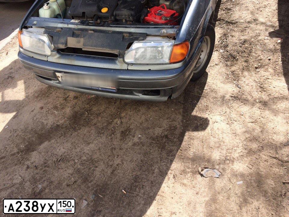 Фото автомобиля LADA 2114 SAMARA, 2008 — госномер У385ТЕ62. Цвет: средний серо-зеленый металлик